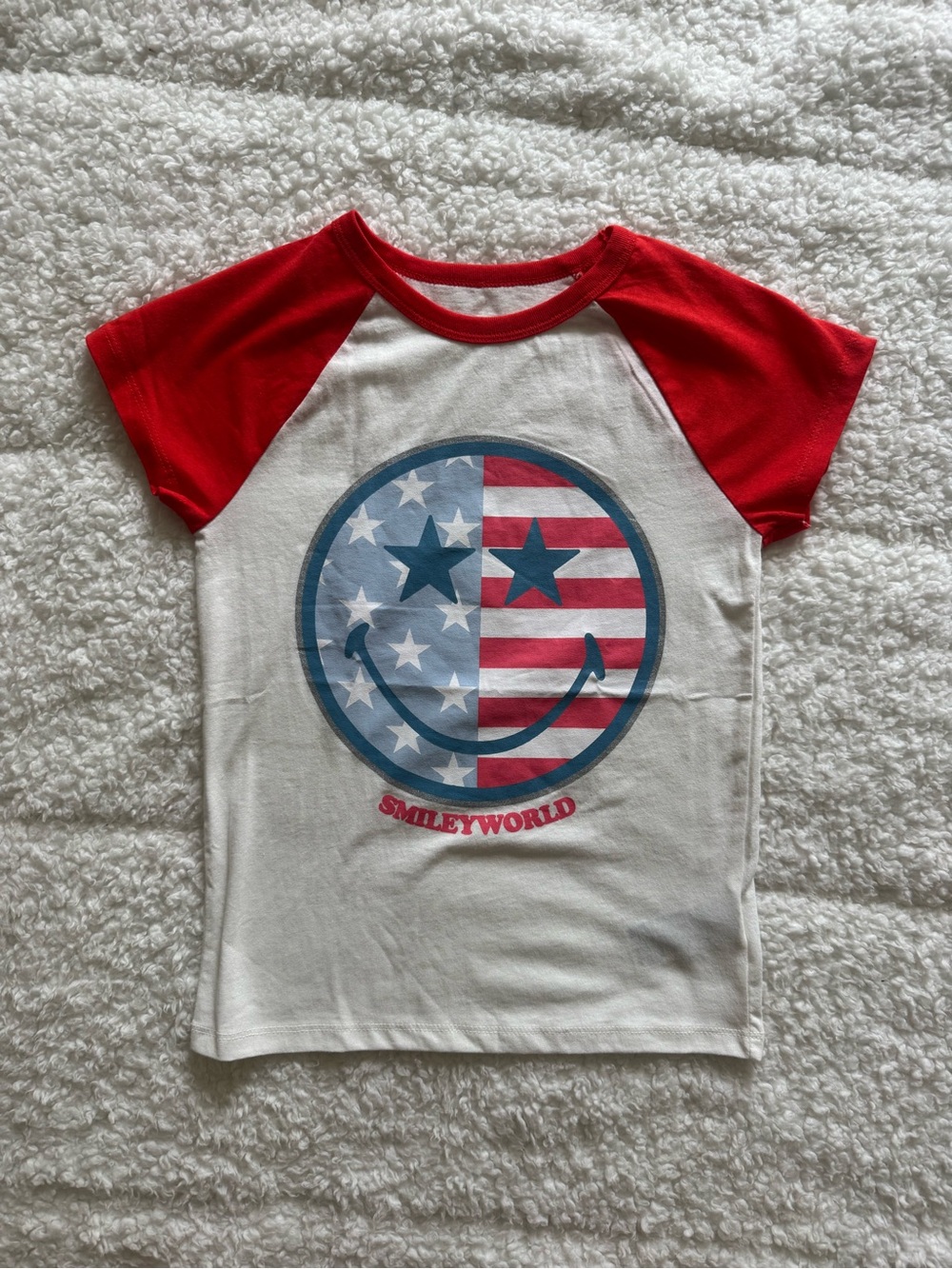 Gap girls smiley patriotic tee